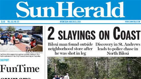 Sep 22, 2015 Sun Herald. . Biloxi sun herald